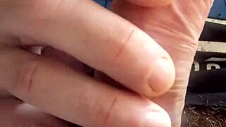 He enjoys a soft handjob on his cock