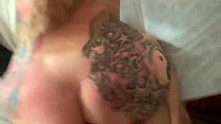 Wife screams loudly while fucking lover with sexy tattoo.