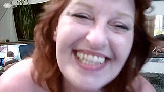 310 Thick Curvy Redheaded Dawn Shows Off Body and Talks Dirty.