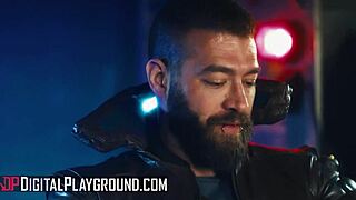 Tru Kait and Geishakyd Sloppy Cock Sucking and Riding with Xander and Sam on Spaceship