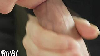 He Cums When I Caress Him With My Tongue