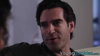 Curly haired victoria voxxx gets fucked hard in smoking hot scene