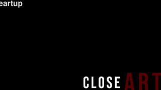 i tease emma ester with closeup blowjob and cum in mouth