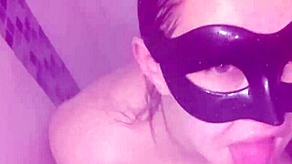 hotwife milf gets creampie and facial from daddy in sloppy banging 😈