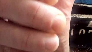 He enjoys a soft handjob on his cock