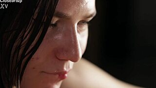 i tease emma ester with closeup blowjob and cum in mouth