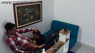 hey, this horny secretary is begging me to fuck her pussy hard 😏