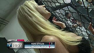 fucking in an mma ring