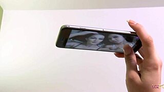 Cute lesbian latina in pink lingerie licks girlfriend's shaved pussy