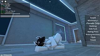 Naughty Girls Have Fun with Cocks and Boobs in Roblox Game