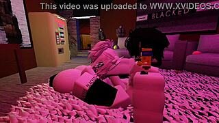 Getting fucked by horny fan in Roblox