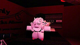 Getting fucked by horny fan in Roblox