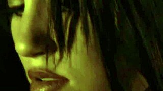 i saw this sexy asian milf dancing and revealing her body, wow.