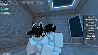 Naughty Girls Have Fun with Cocks and Boobs in Roblox Game