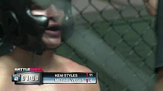 fucking in an mma ring