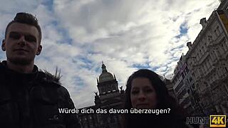 In hunt4k, a guy takes cash from a hunter eager to fuck his girlfriend, leading to shaved pussy action with blowjob and cunilingus.