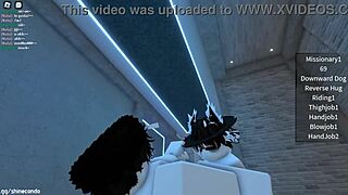 Naughty Girls Have Fun with Cocks and Boobs in Roblox Game