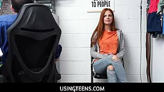 TEEN 18+ CAUGHT AND BMED TO FUCK BY PERVERT OFFICER - SCARLETT MAE