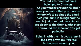 crimson and lost girl give raw jerk off instructions with facial and double penetration