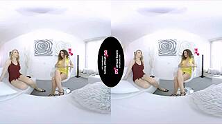 i paid two blonde shemales to fuck me in this pov threesome