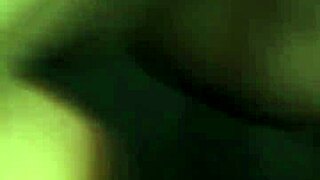 A quick cum from fucking my cheating ebony wife during massage