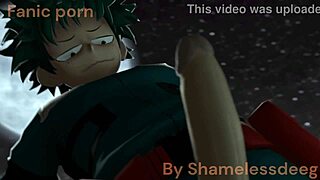 i'm toga, kissing deku's big cock before blowjob and creampie