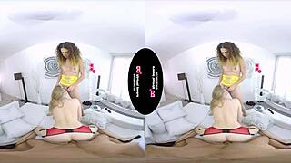 i paid two blonde shemales to fuck me in this pov threesome