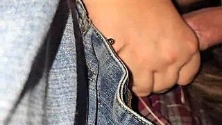 milf gives full blowjob at concert in truck