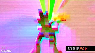 Busty milf carmen valentina performs striptease and lap dance in this pov.