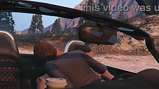 Franklin gets hooker service in GTA 5! What a thrill!