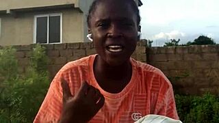 crazy bitch keeps folding clothes as she twerks in the room.