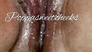 Fat Ebony BBW Masturbates To Creampie Surprise