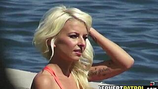 i spied on big tit blonde kali kavalli getting fucked outdoors in pov