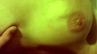 Amateur gets facefucked on bed in homemade video