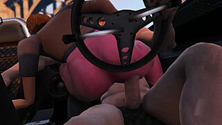 Franklin gets hooker service in GTA 5! What a thrill!