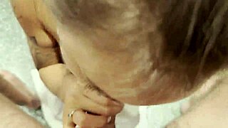 i get a pov titfuck and blowjob from monika fox in hotel bathroom