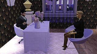 Mortimer Pounds Horny Gilf At Office