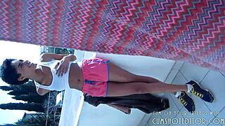 Amateur Ebony Babe Loves Draining Cock And Eating Cum Pov