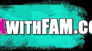 Ebony Catches Step Bro's Pathetic Pussy Replica Offers Herself