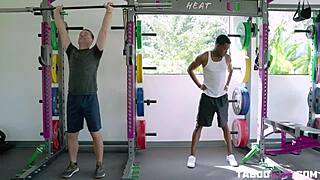 Cory Chase Cheats for Black Cock in Gym Bent Over 😈