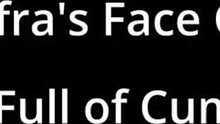 Watch Stefania Mafra's face get blasted with cum backstage