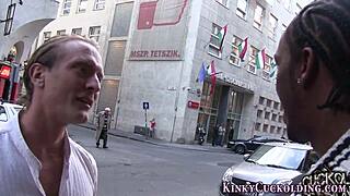 Blonde gets bbc facial in humiliation scene