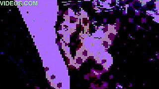 In this casual scene, a sexy milf gets bent over for a creampie with a monster cock.