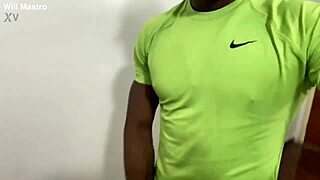 Hot amateur girl bends over for doggystyle, showing her pussy, ass, and natural tits