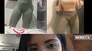 They fuck the hot Colombian Nicole Medallo on all fours and make her swallow cum