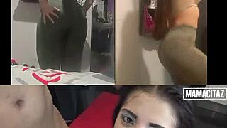 They fuck the hot Colombian Nicole Medallo on all fours and make her swallow cum