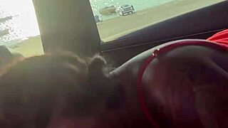 i suck his monster cock sloppy by the lake, licking balls wet