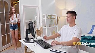 Beautiful European wife seeks revenge after cheating with seductive payback.