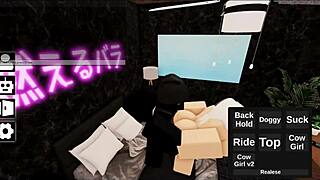 Smashing Robloxian white haired character on a Monday