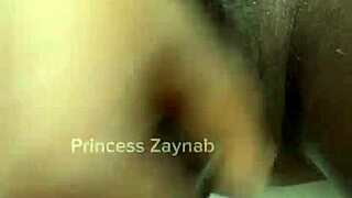 Horny at night, she fucks herself without dick